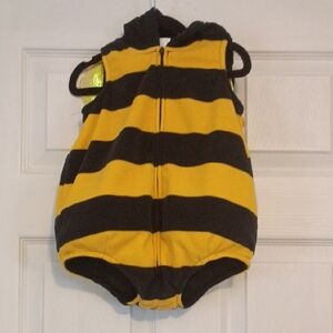 Carter's Black and Yellow Bee Costume Outfit Size 12M